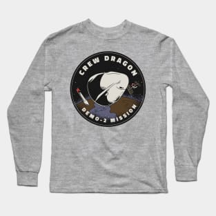 SpaceX Crew Dragon Patch Long Sleeve T-Shirt